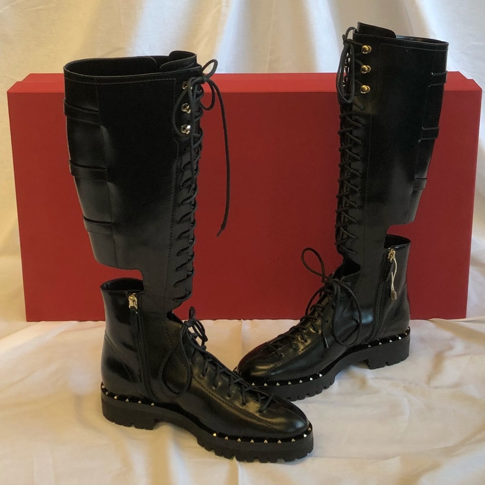 Soul Rockstud Split Knee-High Boot (EUR 38)